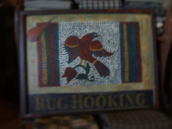 Hand-Painted Rug Hooking Signs