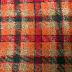 Plaid - Bold Orange & Red