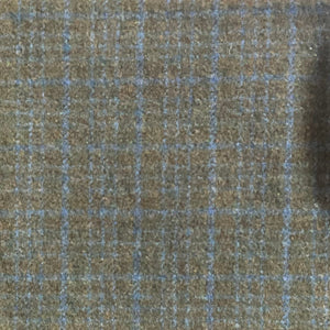 Army Green Windowpane w/Teal