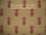 Pineapple - Red/Ecru