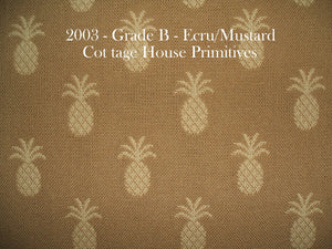 Pineapple - Mustard/Ecru