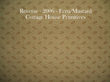 Tiny Petals - Mustard/Ecru
