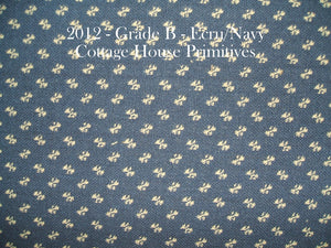 Tiny Petals - Ecru/Navy