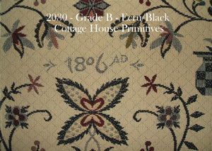 1806 Tapestry - Ecru/Black