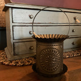 Punched Tin Wax Warmers